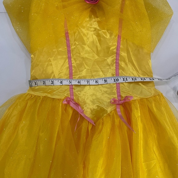 Disney Princess Belle Costume Dress Size Large - Picture 6 of 9